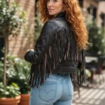 western fringe leather jacket