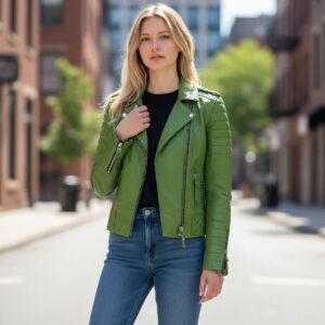 customized leather jacket for Women